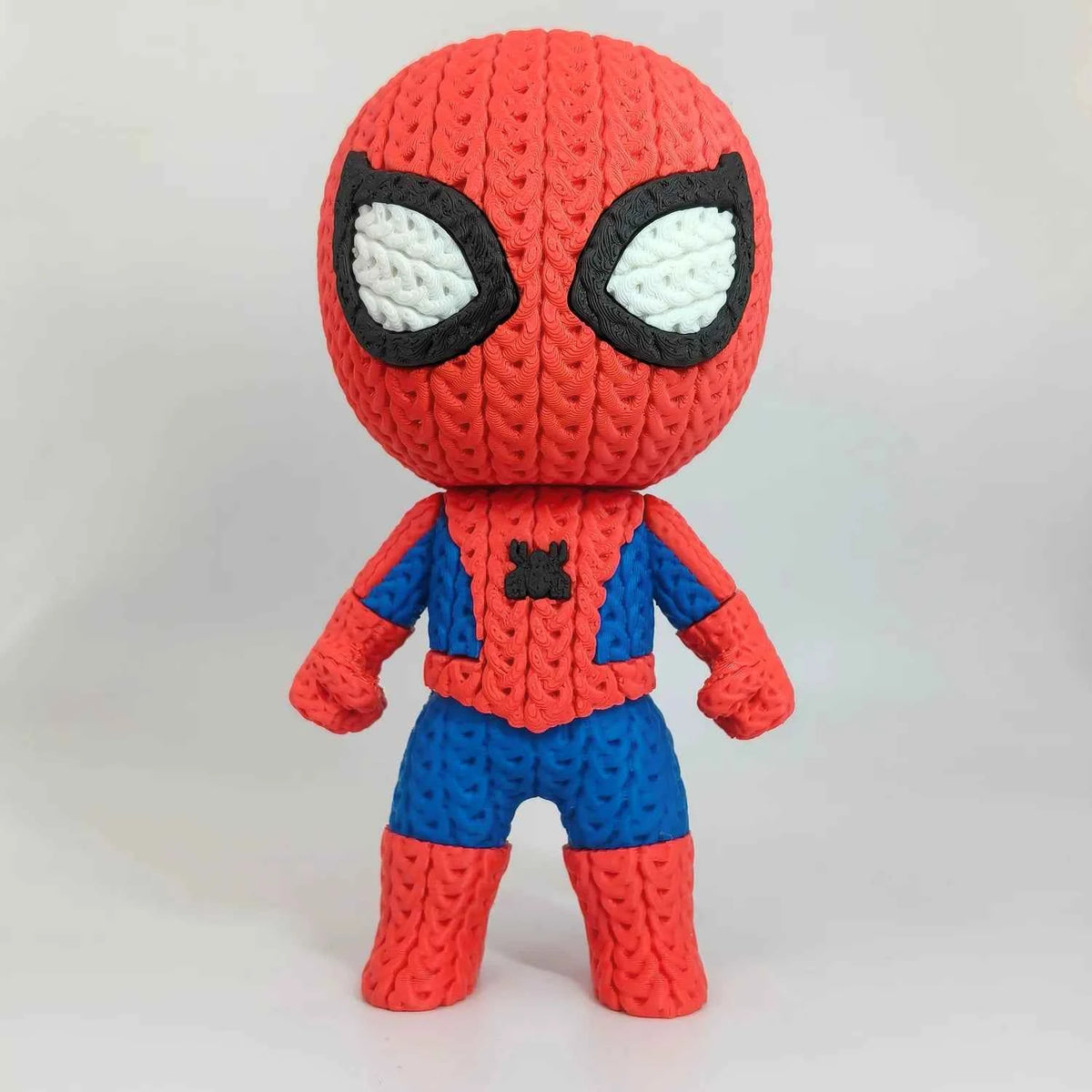 KNITTED de Spider-Man | Figura 3D efecto crochet
