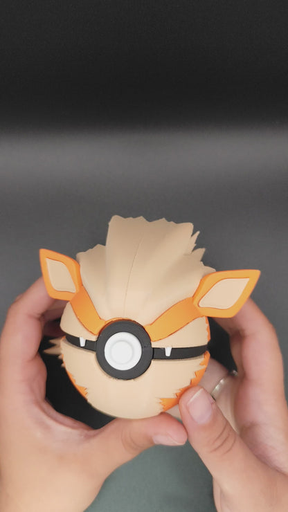 Pokéball de Arcanine 🔥 | Fan Art 3D majestuosa by N3D