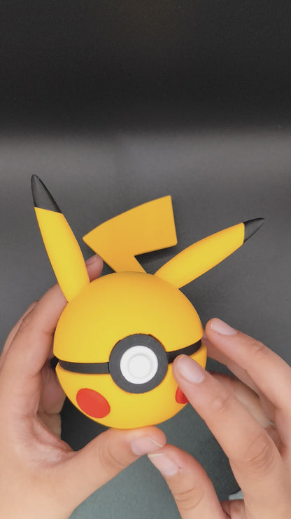 Pokéball personalizada de Pikachu ⚡ | Fan Art 3D by N3D