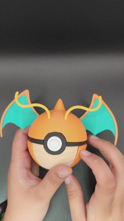 Pokéball de Dragonite 🐲 | Fan Art 3D poderosa y noble by N3D